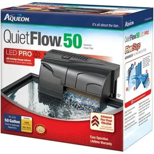 Aqueon 50 LED Pro Power Filte