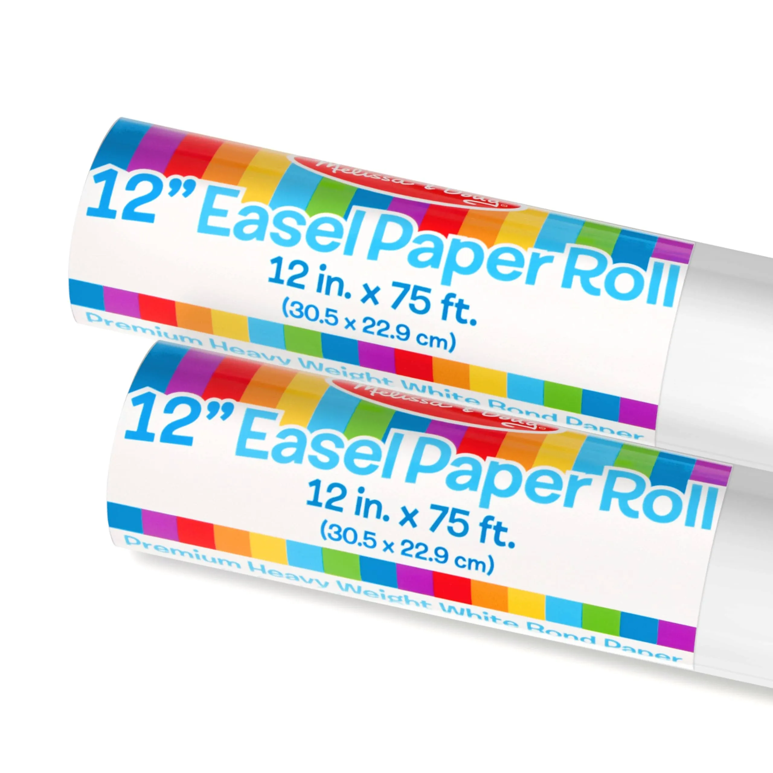 Tabletop Easel Paper Roll (12 Inches X 75 Feet) - 2-Pack