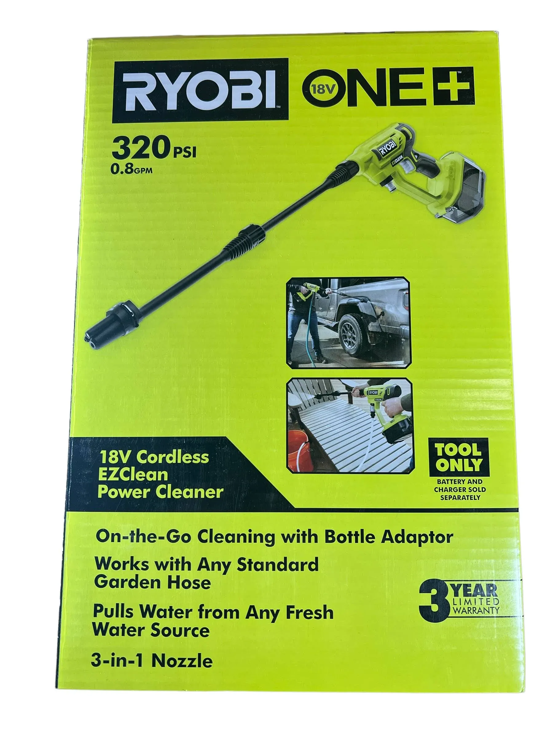 Ryobi 18-Volt 320 PSI Cordless Power Cleaner