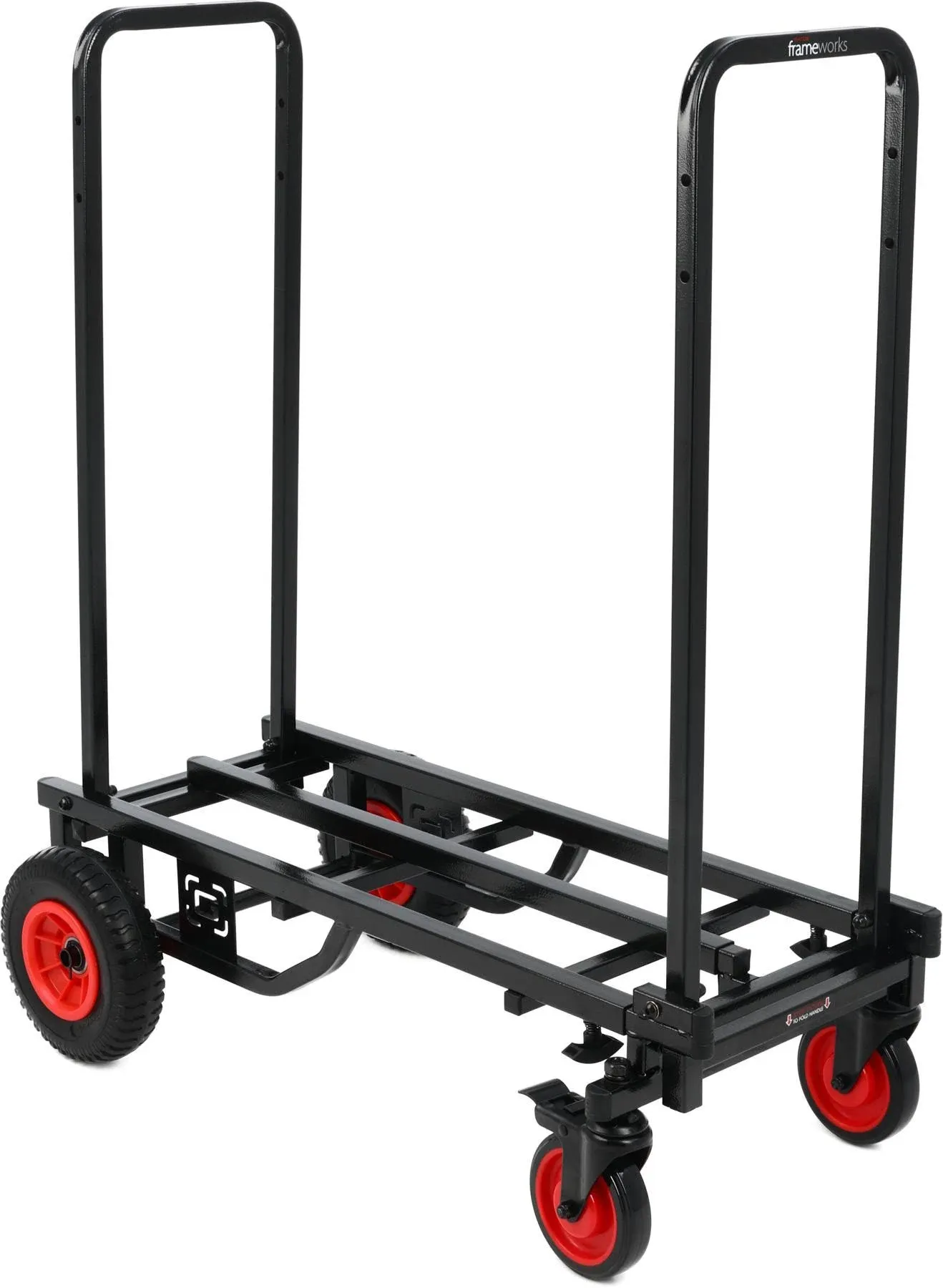 Gator Frameworks Folding Multi-Utility Cart with 30-52” Extension & 500 lbs. Load Capacity (GFW-UTL-CART52)