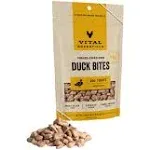 Vital Essentials Freeze Dried Dog Treats, Single Ingredient Raw Duck Treats for Dogs 5.5 oz