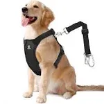 Dog Vehicle Safety Vest Harness, Adjustable Soft Padded Mesh Car Seat