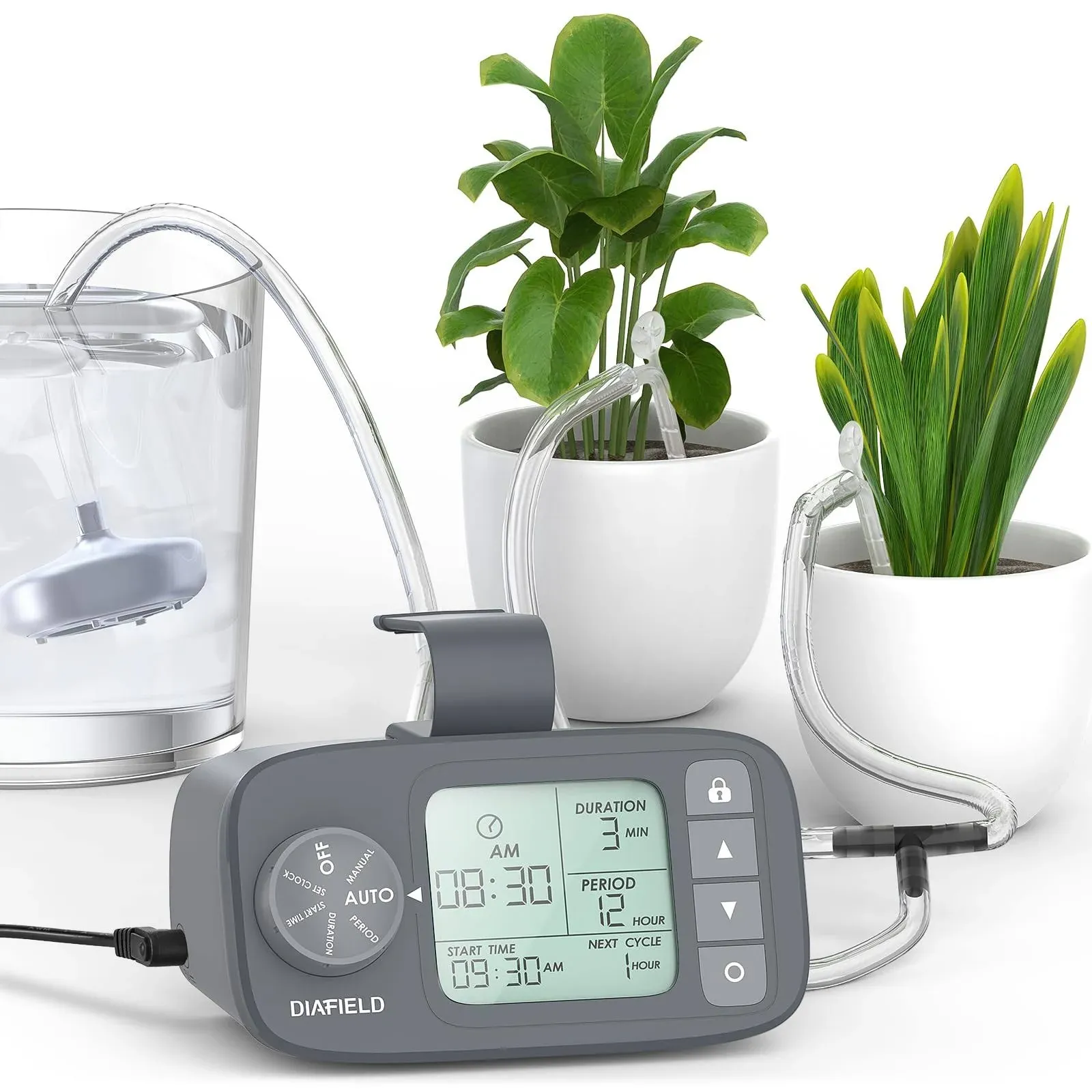 DIAFIELD Automatic Watering System for Potted Plants Indoor Drip Irrigation Kit ...