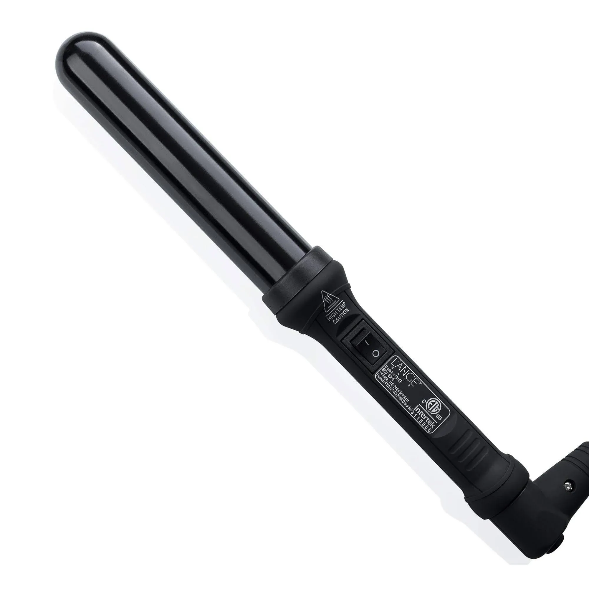 L&#039;ange Ondule 32mm Titanium Curling Wand Lange HT015B Black Hair Curling Iron