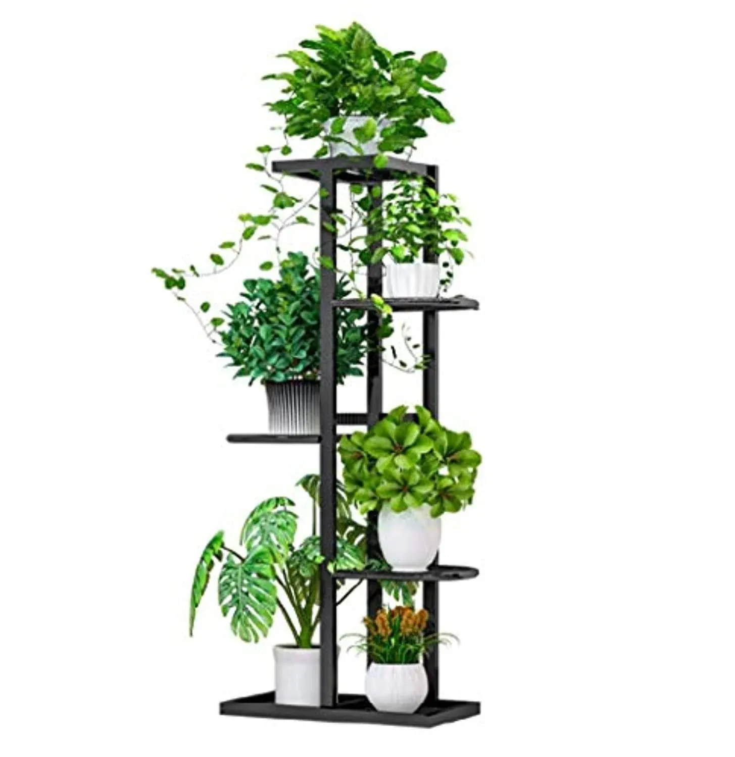 WEENINE Flower Plant Stand Indoor 5 Tier Metal Plant Stand Flower Pots Stand ...