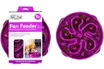 Outward Hound Fun Feeder Slo-Bowl, Large, Purple