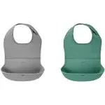 OXO Tot Roll-Up Bib - 2 Pack - Blossom and Dusk