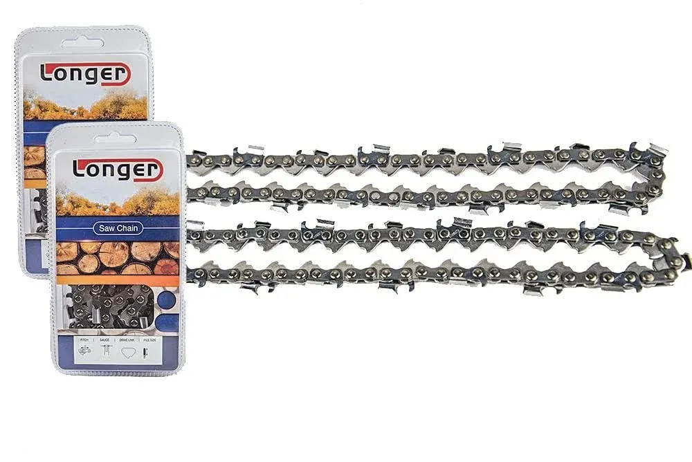 Jeremywell 20 inch Full Chisel Chainsaw Chain Blade 72 Drive Links 3/8" Pitch 0 ...