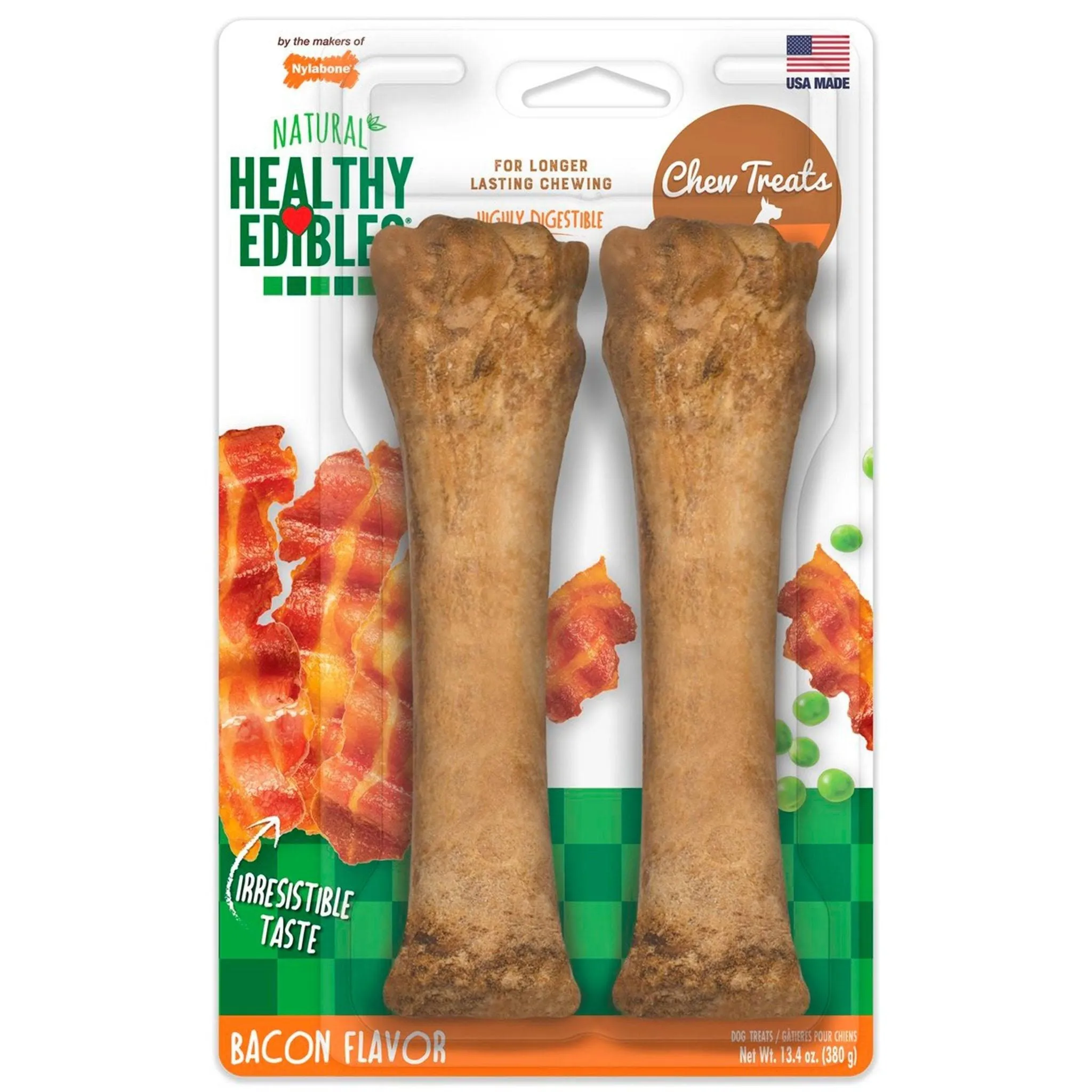 Healthy Edibles Bacon Souper Dog Treat, 13.4 oz, X-Large