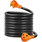 VEVOR 25 ft RV Power Cord Generator Cord 30A NEMA TT-30P/ NEMA