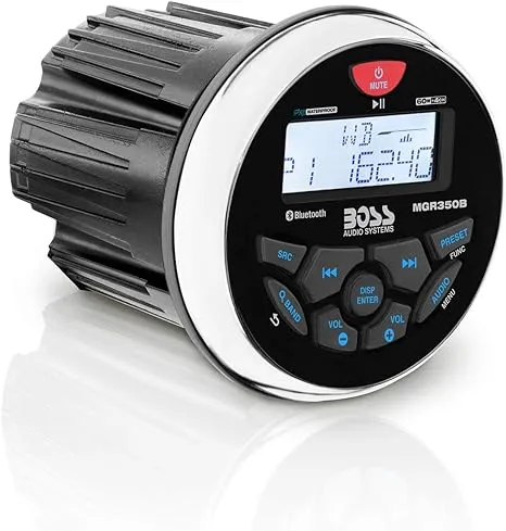 Boss Audio MGR350B Marine Gauge Radio