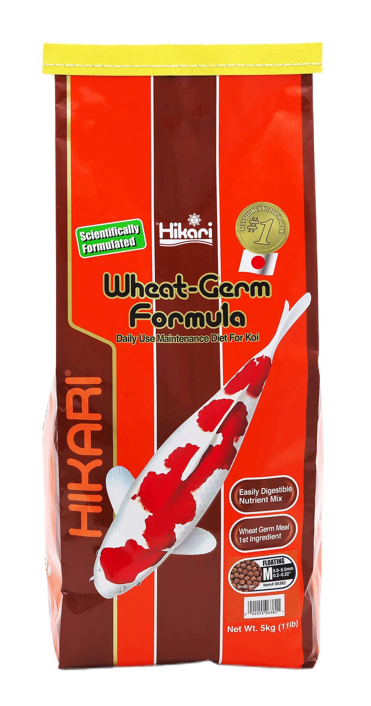 Hikari Wheat Germ, Medium Pellet, 11 lb, Fish Food