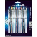 Uni-Ball Vision Elite Rollerball Pen, Assorted - 8 pack