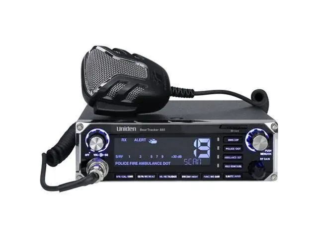 Uniden BEARTRACKER 885 Hybrid Full-Featured CB Radio + Digital TrunkTracking