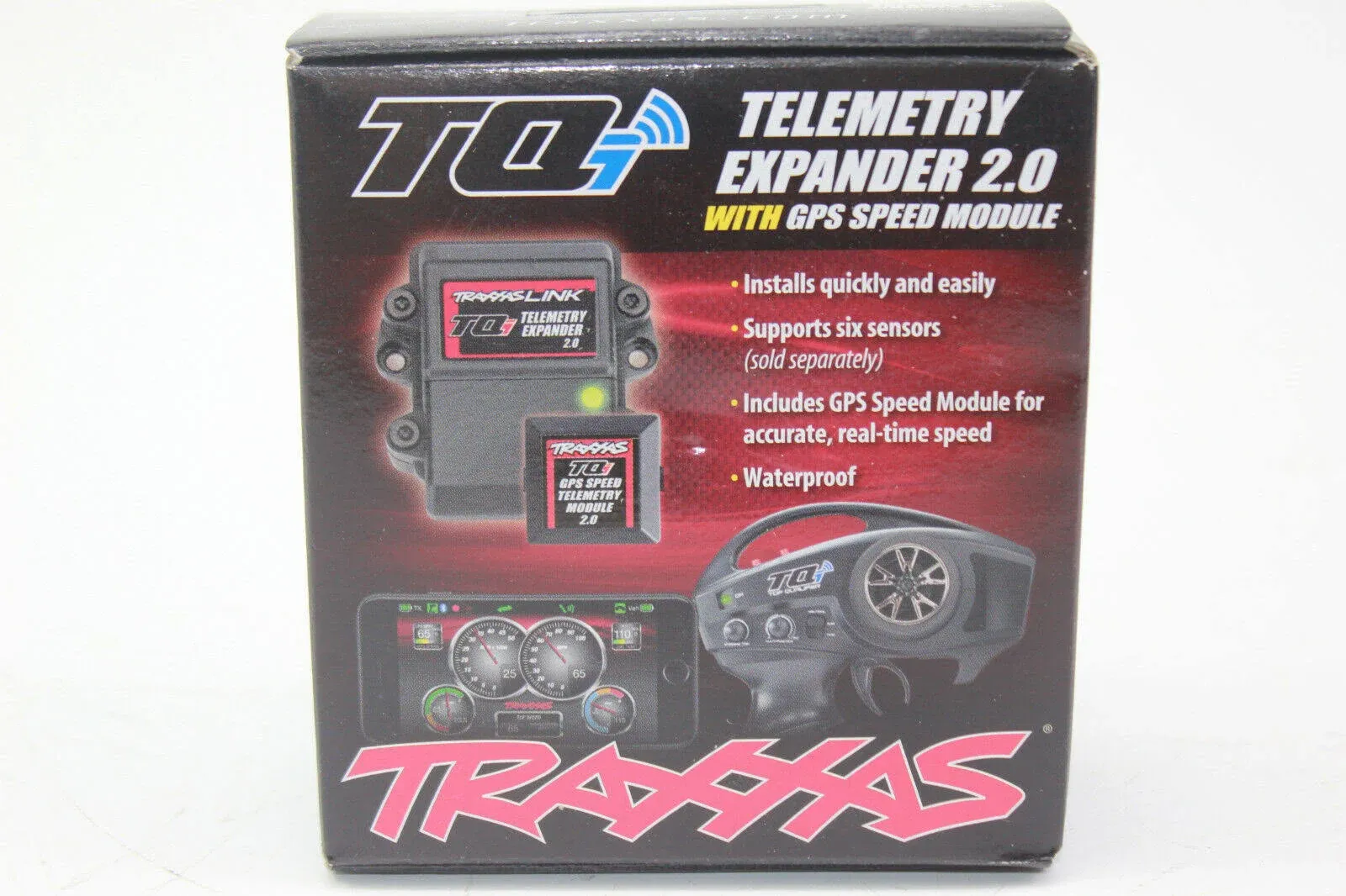 NEW Traxxas 6553X TQi Telemetry Expander 2.0 &amp; GPS Speed Module 2.0 Combo Set