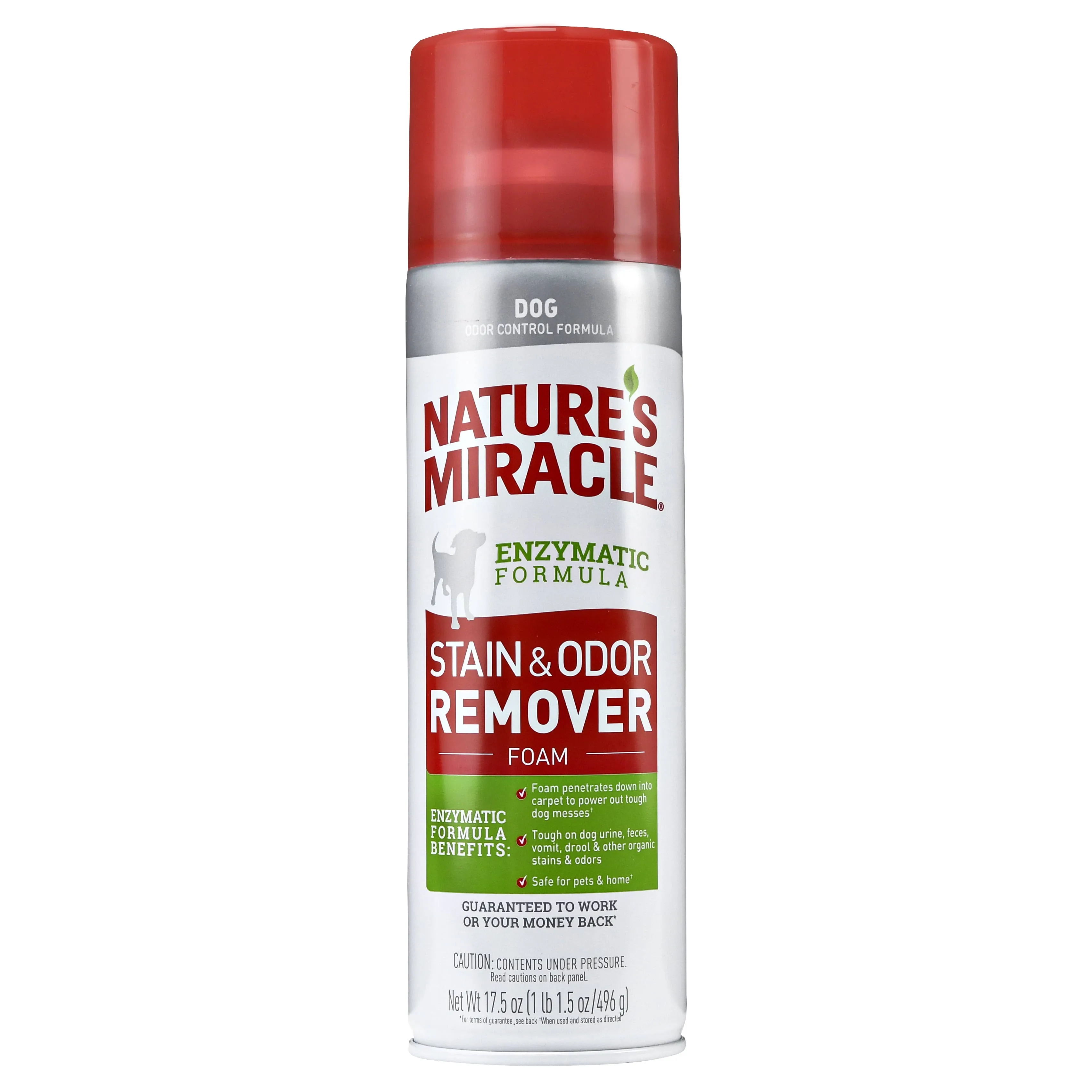 Nature's Miracle Stain & Odor Remover, Dog, Foam - 17.5 oz