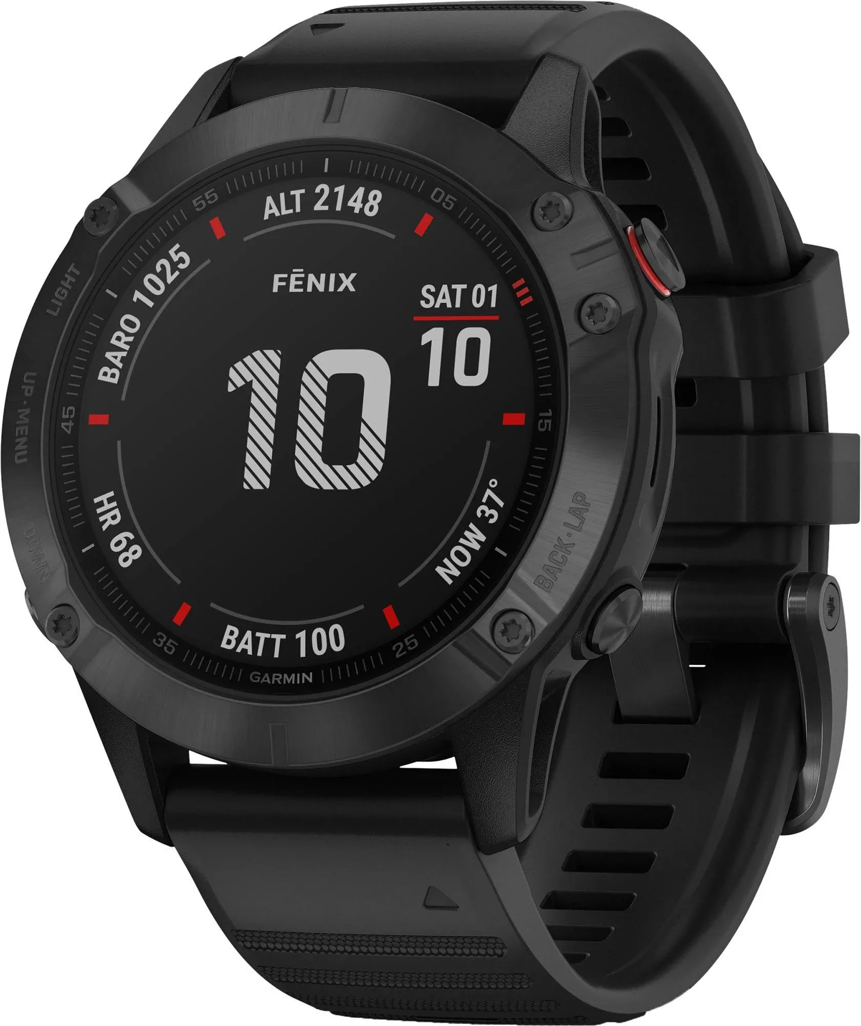 Garmin Fenix 6 Pro GPS Watch - Black/Black