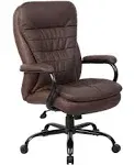 Boss Office Products Heavy Duty Executive Chair, Brown