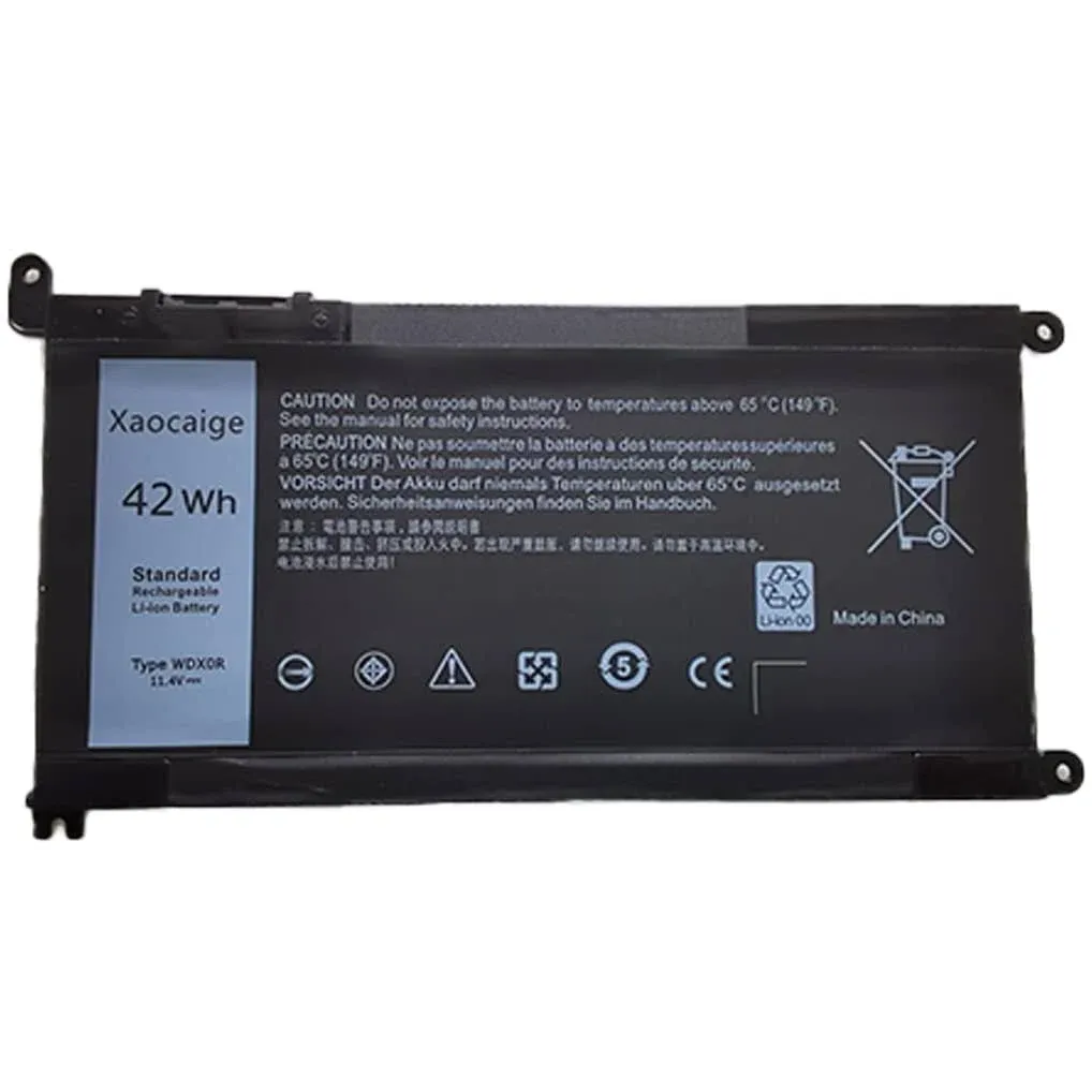 3600mAh 42Wh Wdxor Laptop Battery for Dell Inspiron Notebook 13 5368 5378 5379 ...