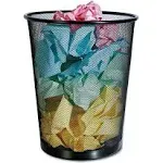 Universal Mesh Wastebasket 18 qt Black