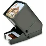 35mm Slide and Film Viewer, Negative Viewer, Desk Top LED Lighted Illuminated Viewing, 3X Magnification, USB Powered