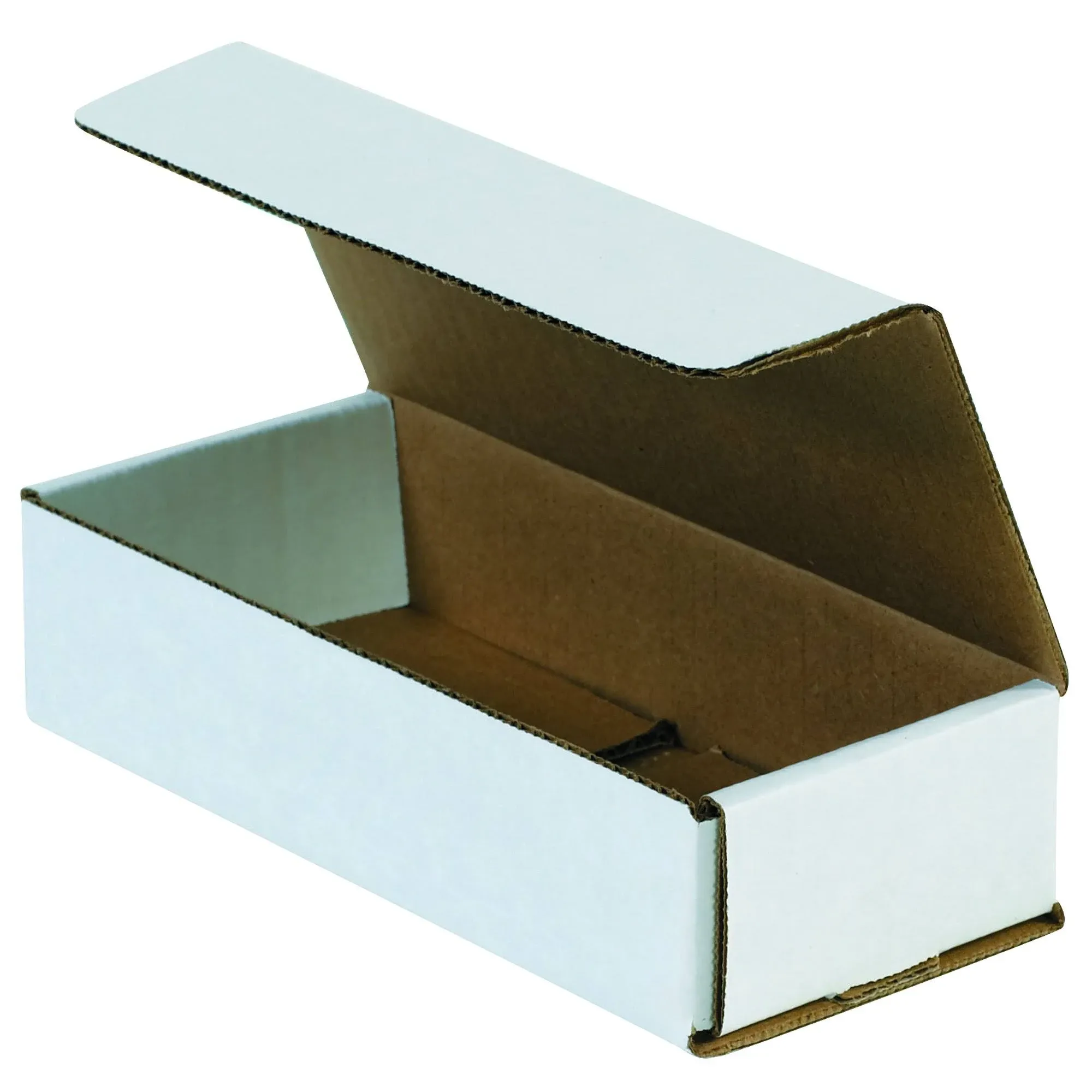 10 x 5 x 2" White Corrugated Mailers