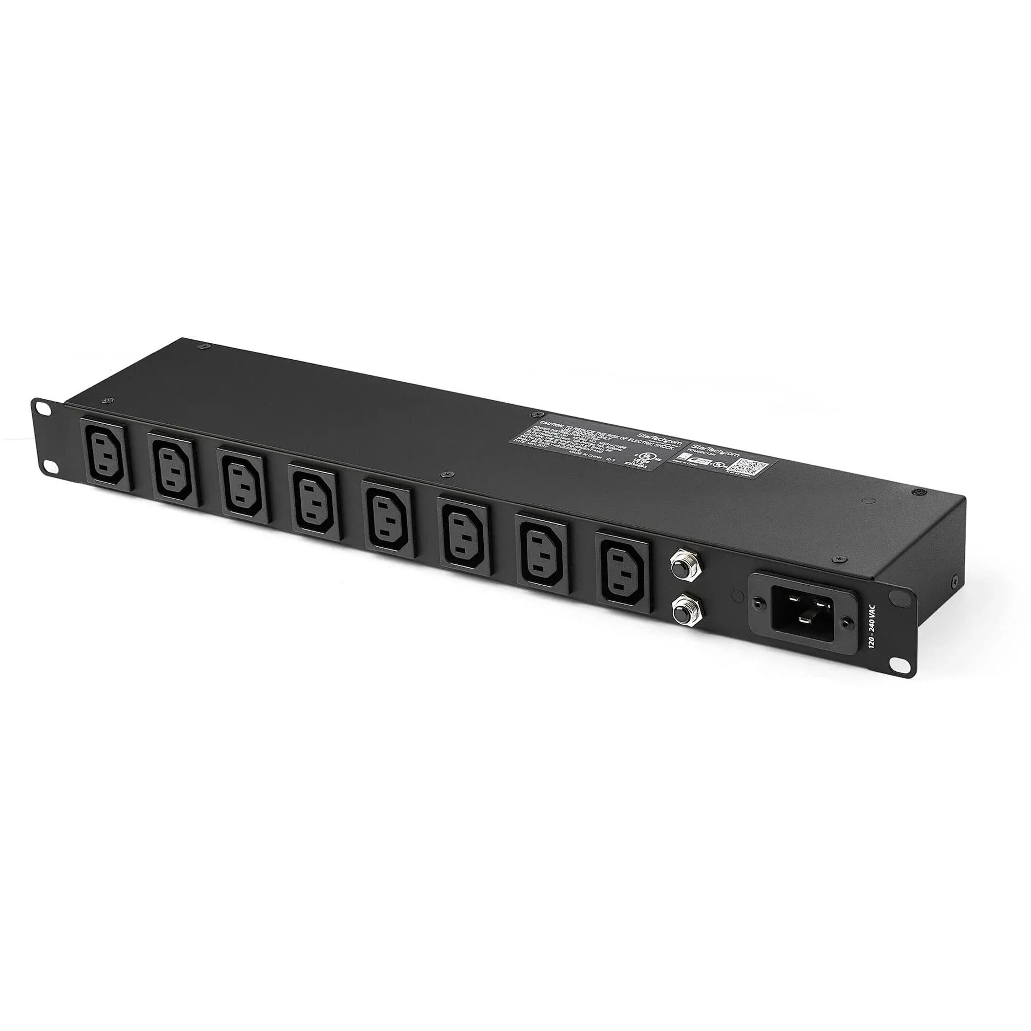 StarTech.com PDU08C13H 8-Port Rack-Mount PDU - C13 Outlets