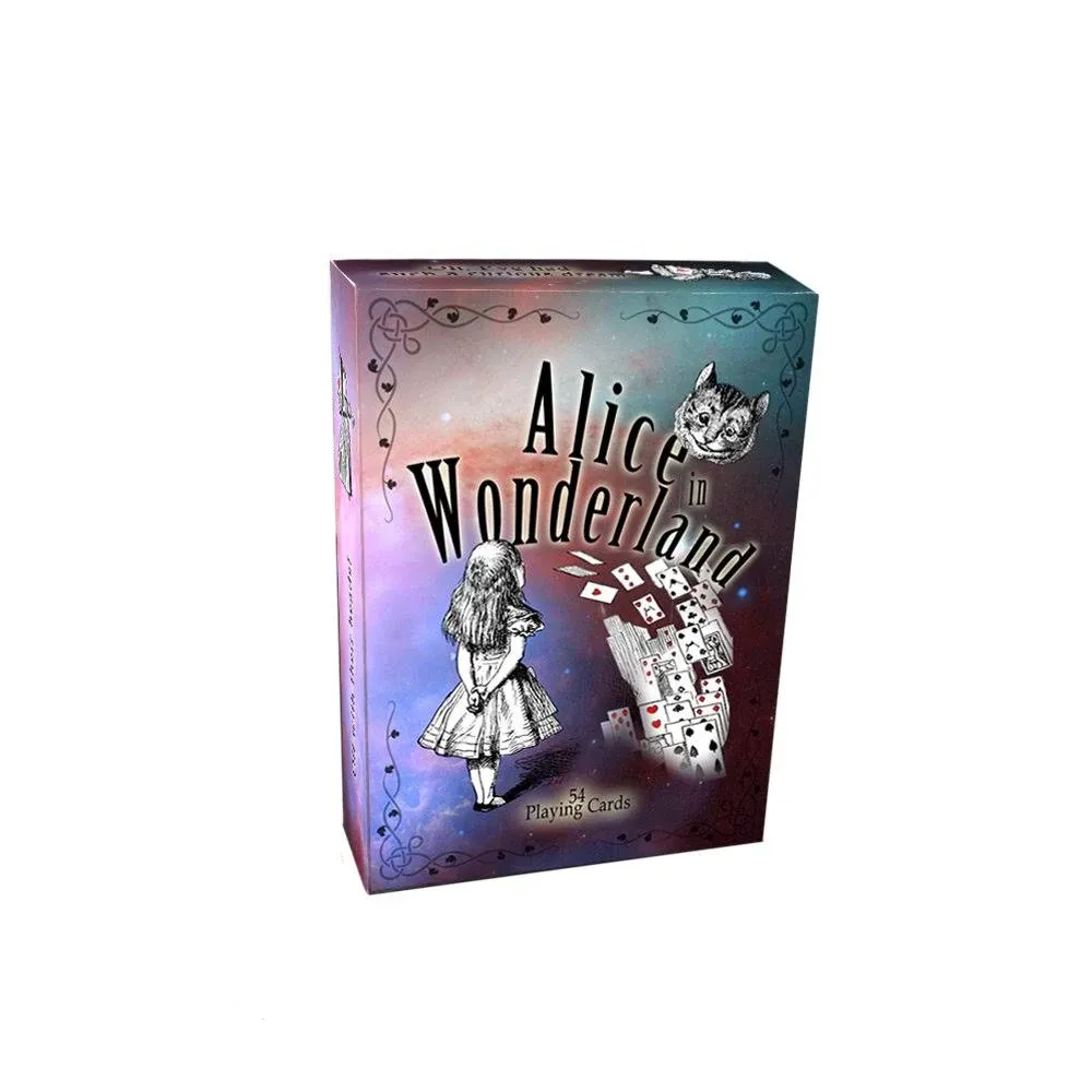 Alice in wonderland playing cards, full 54 poker-size card deck (Galaxy)