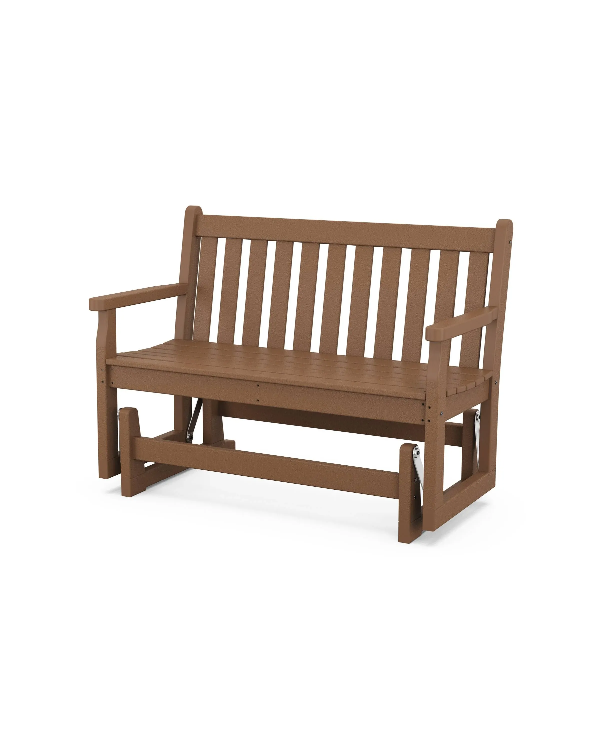 Traditional Garden 48" Glider Bench by POLYWOOD | Vermont Woods Studios