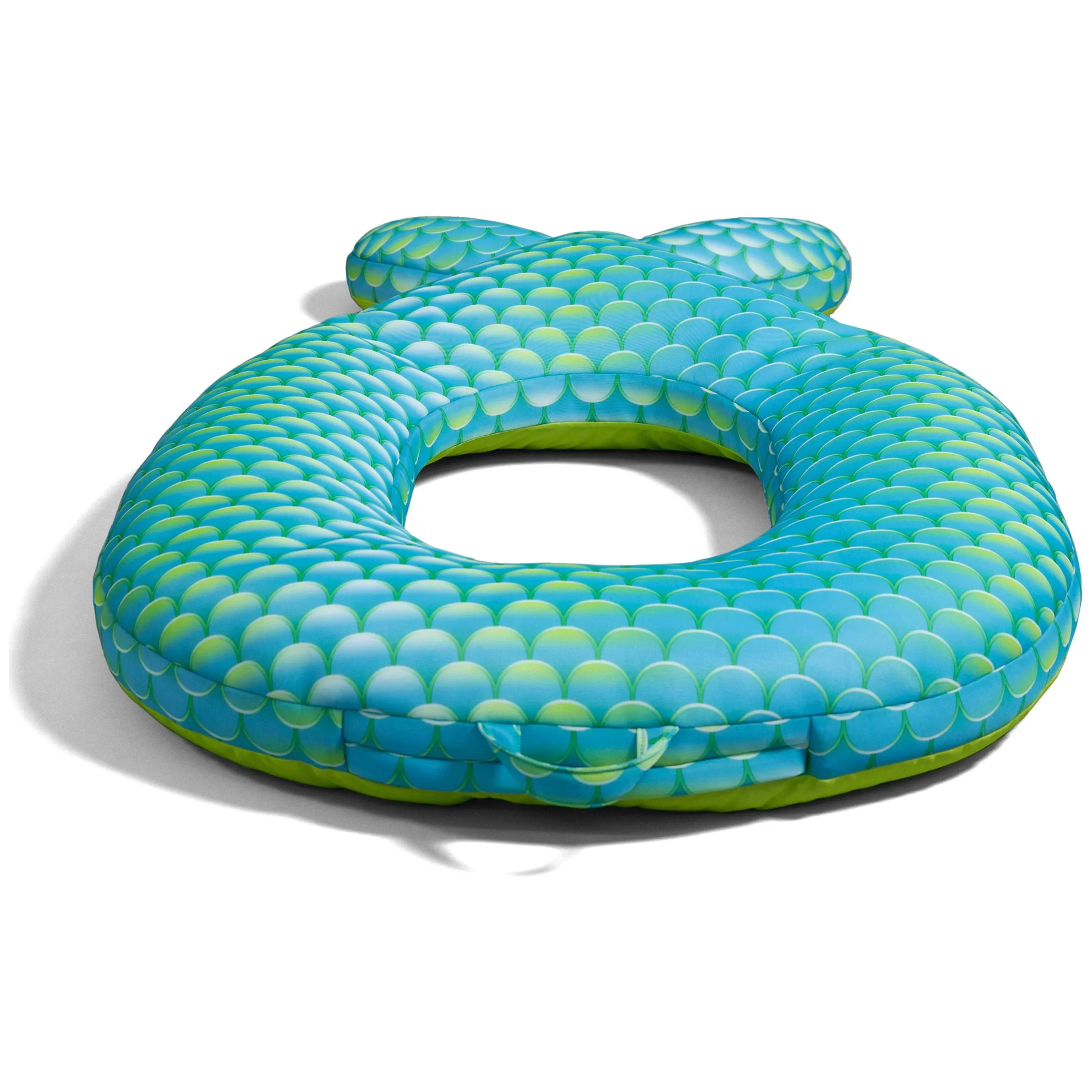 Magical Mermaid Ring Float No Inflation Needed Round Pool Float with Mermaid ...