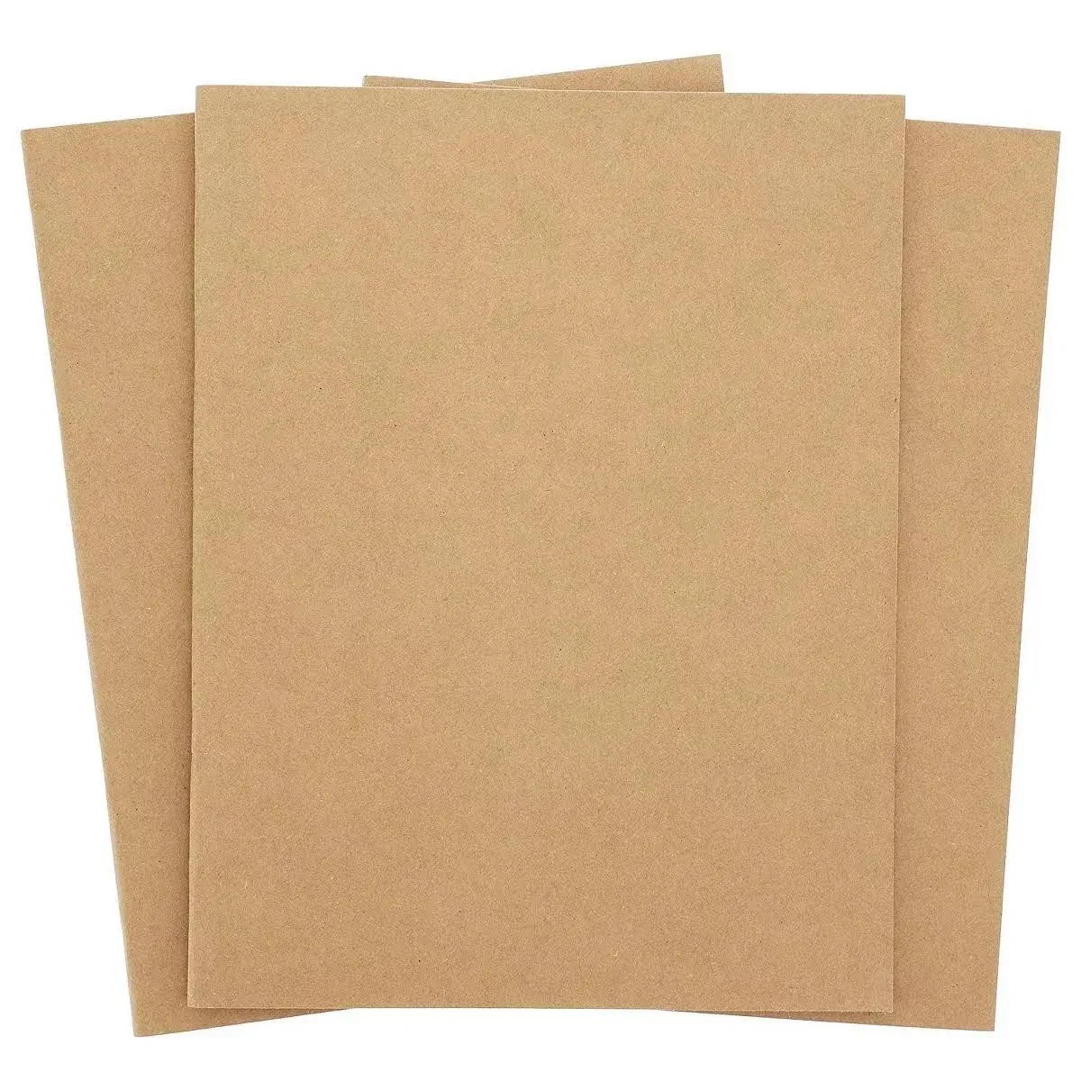 Paper Junkie 24-Pack Kraft Paper Unlined Notebook 8.5x11, Blank Inside Journals Bulk Set for Kids, Artists, Drawing, Sketchbook, Office, 24 Sheets ea