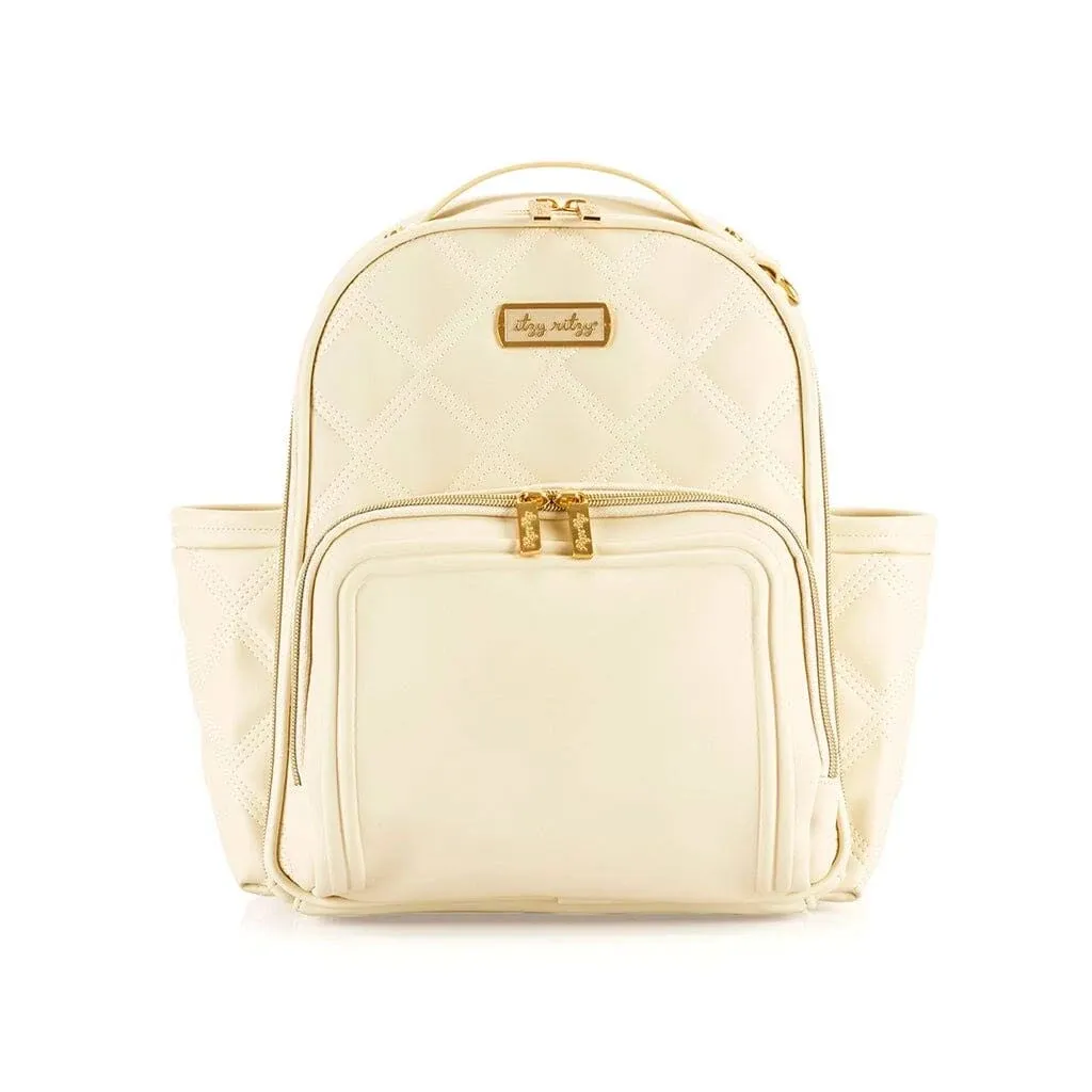 Itzy Ritzy Milk & Honey Mini Plus Diaper Bag Backpack