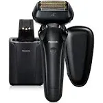 Panasonic 6-Blade Wet/Dry Rechargeable Shaver with Cleaning/Charging Station (ESLS9A)