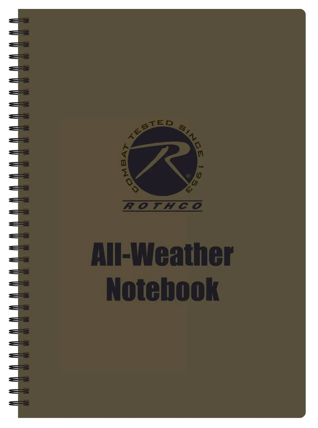 Rothco All Weather Waterproof Notebook - Coyote Brown 8.5" x 11"