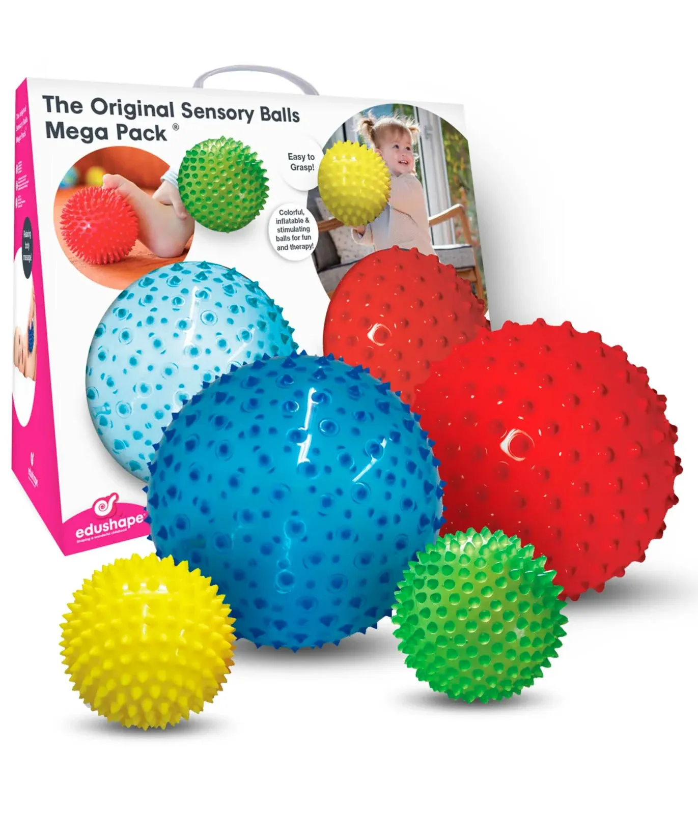 Edushape 705179 Sensory Ball Mega Pack - Set Of 4