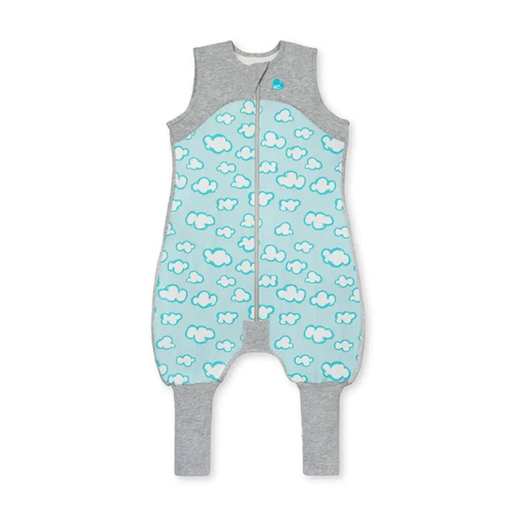 Love To Dream Sleep Suit Organic Lite .2 TOG, 6-12 M - Daydream Turquoise