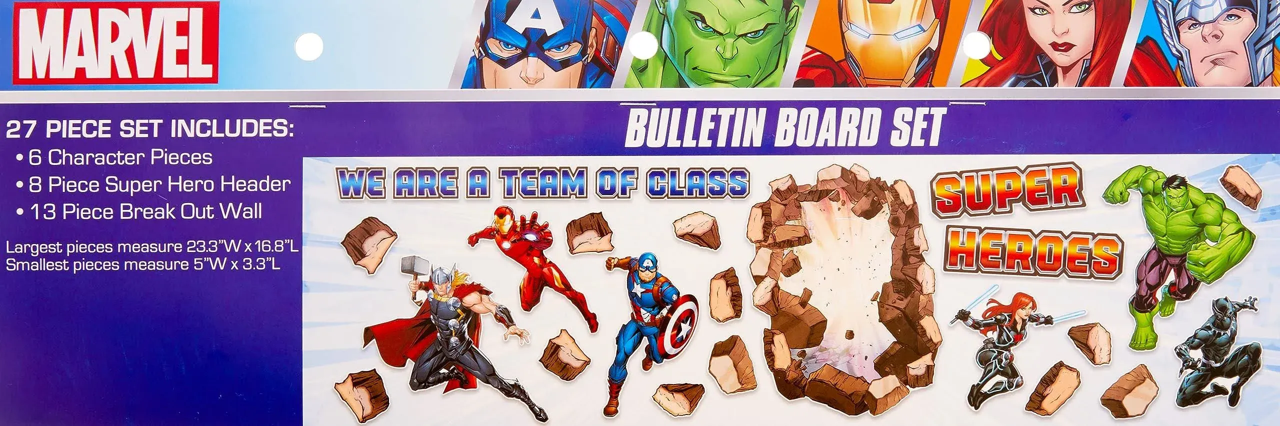 Marvel Superhero Bulletin Board Set