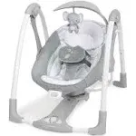 Ingenuity ConvertMe 2-in-1 Compact Portable Baby Swing 2 Infant Seat - Swell