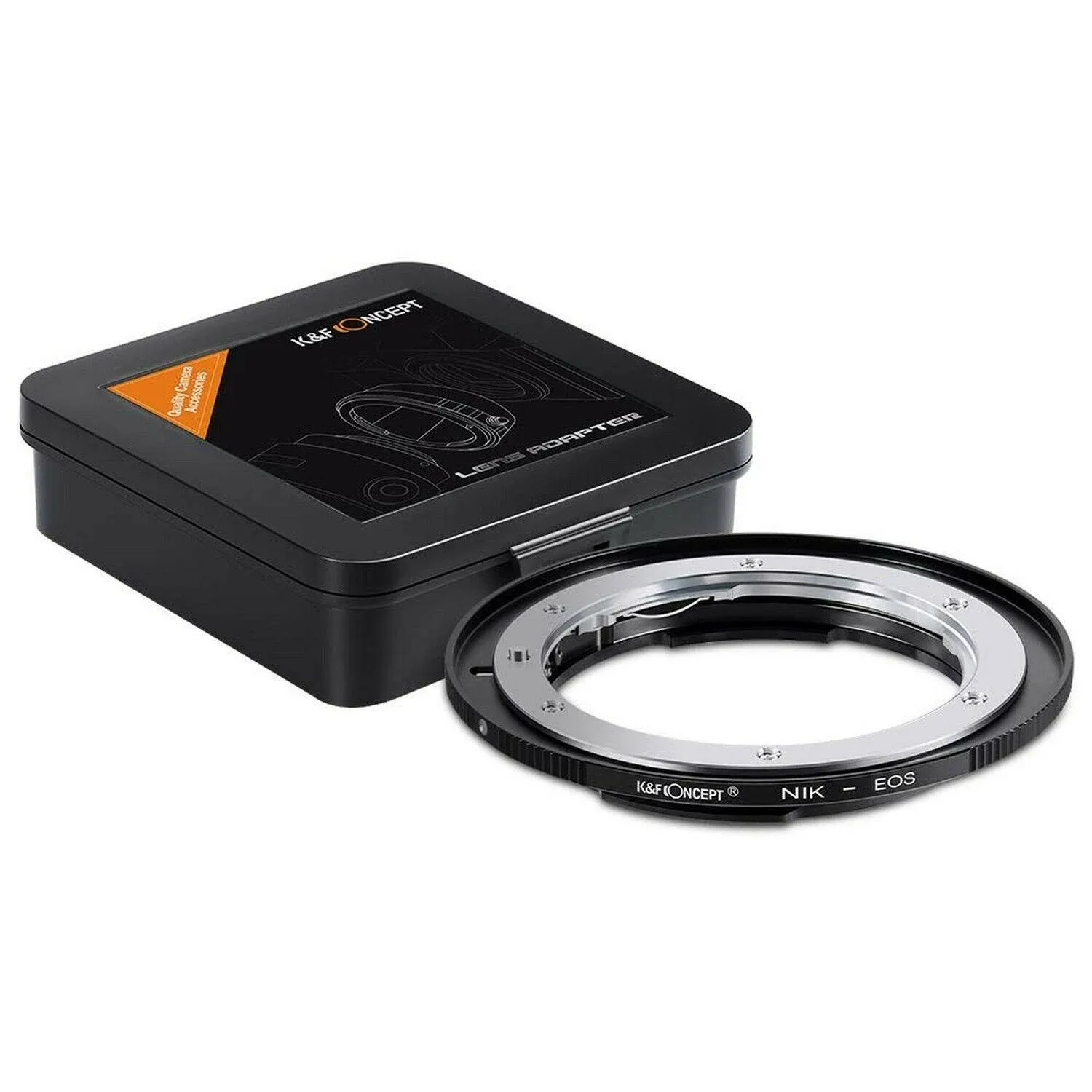 K&F Concept Lens Mount Adapter Nikon F/AF AI-S Lens to Canon EOS EF EF-