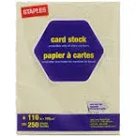 Staples Cover Stock Paper