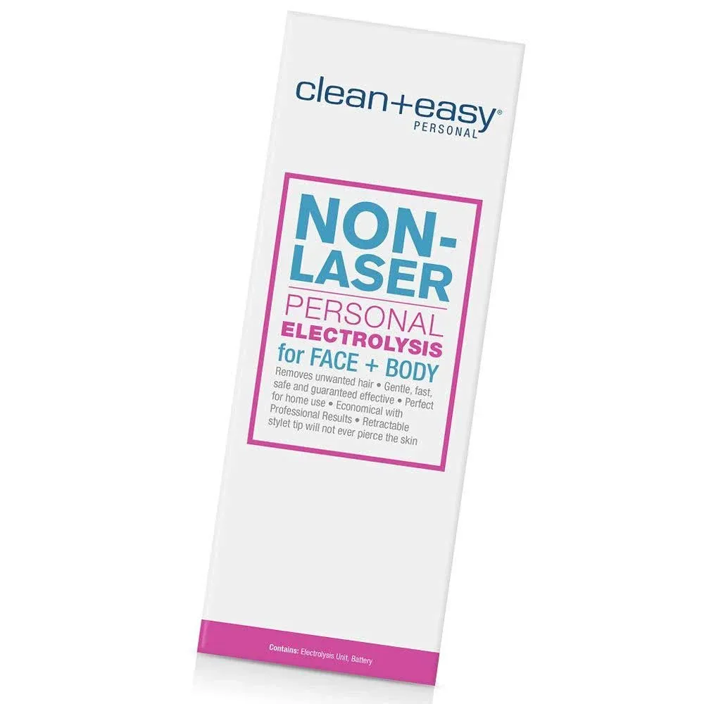 Clean + Easy Non-Laser Personal Electrolysis Device (TORN OR OPEN BOX)