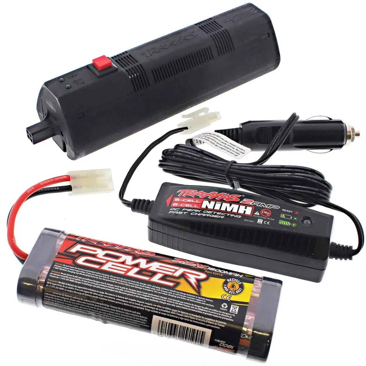 Traxxas 1/10 Nitro Slash 3.3 * EZ-Start Control Box, 1800mAh Battery & Charger *