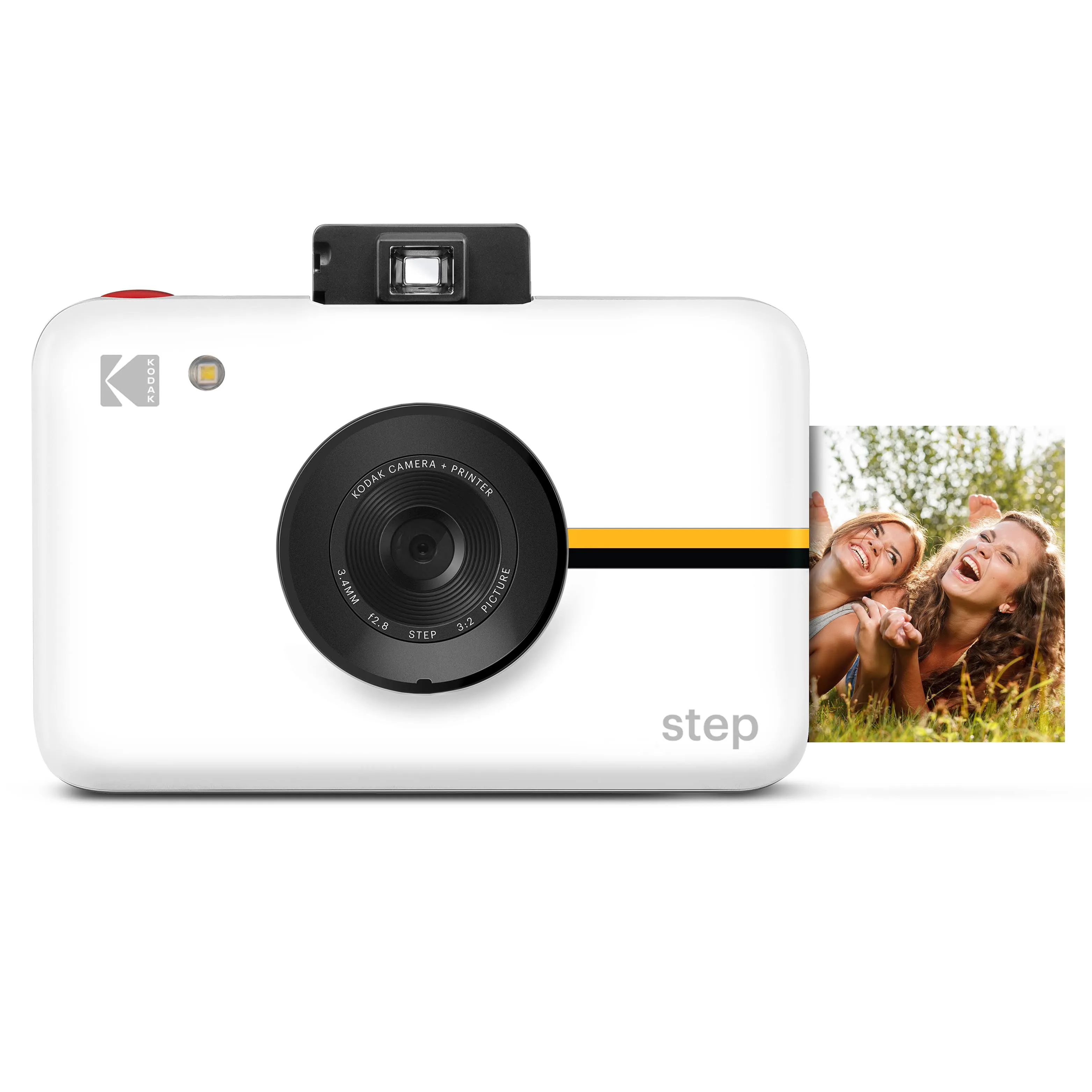 Kodak Step Instant Print Camera W/10MP Image Sensor &amp; Zink Technology, White