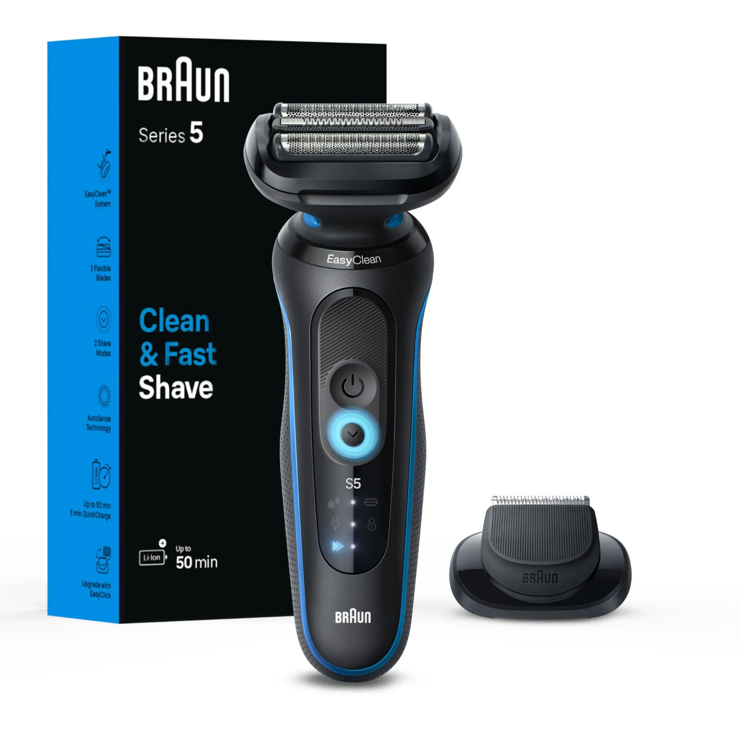 Braun Series 5 Electric Shaver with Precision Trimmer