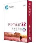 HP Paper Printer | 8.5 x 11 Paper | Premium 32 lb | 1 Ream - 500 Sheets | 100 Bright | Made in USA - FSC Certified | 113100R