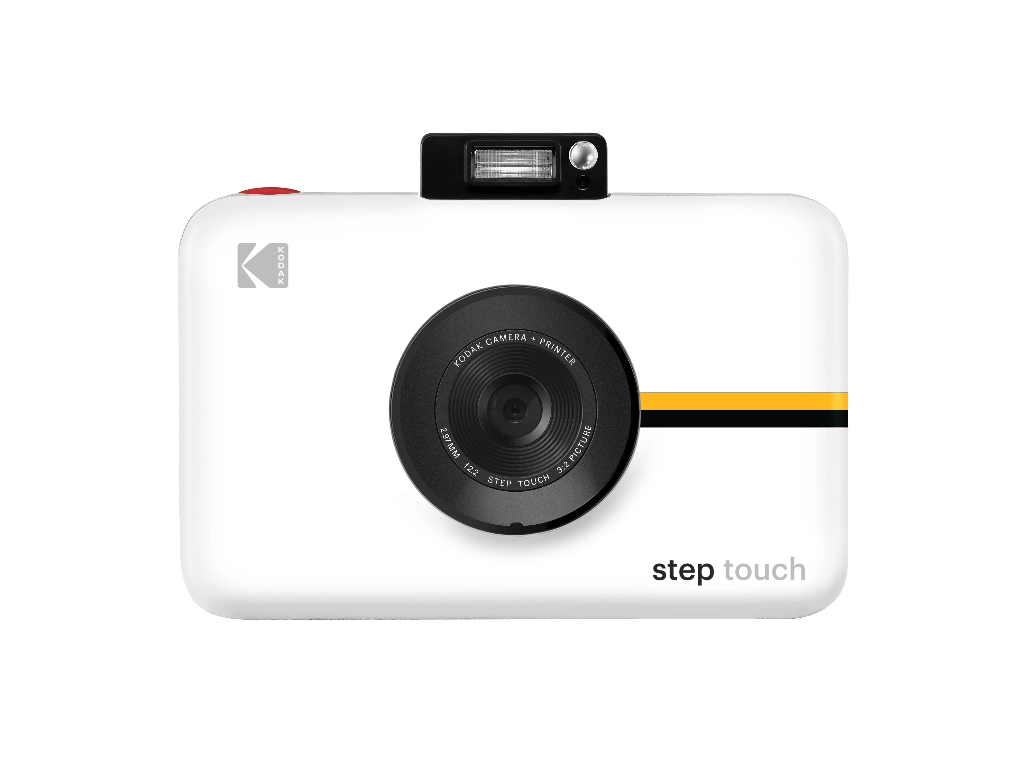 Kodak Step Touch | 13MP Digital Camera & Instant Printer with 3.5 LCD Touchscreen Display, 1080p HD Video - Editing Suite, Bluetooth & Zink Zero Ink Technology | White