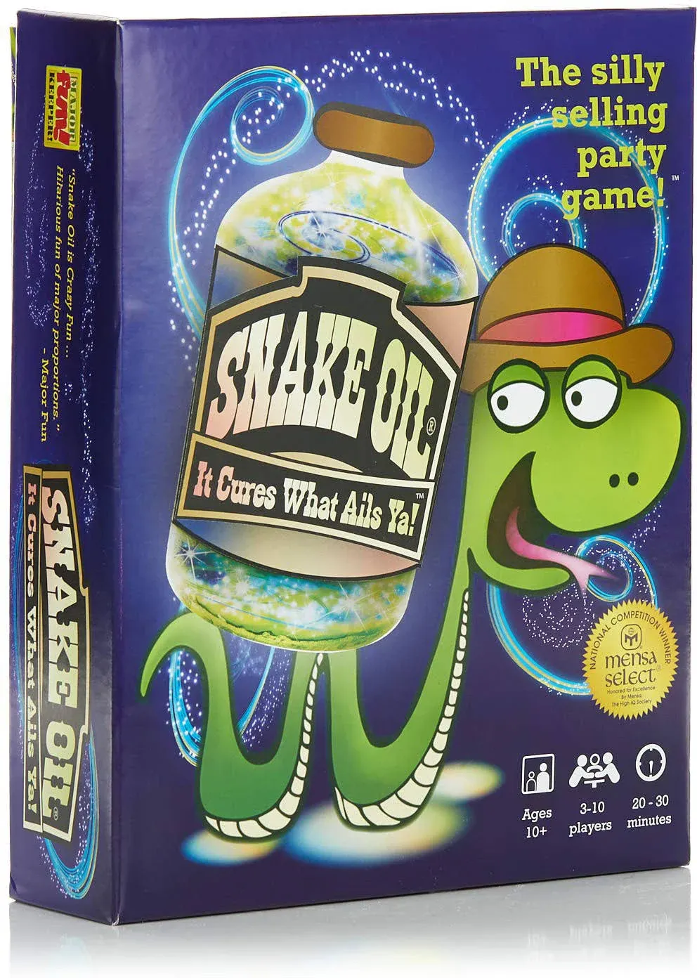 NEW sealed Snake Oil It Cures What Ails Ya! Party Card Game Mensa Select Award