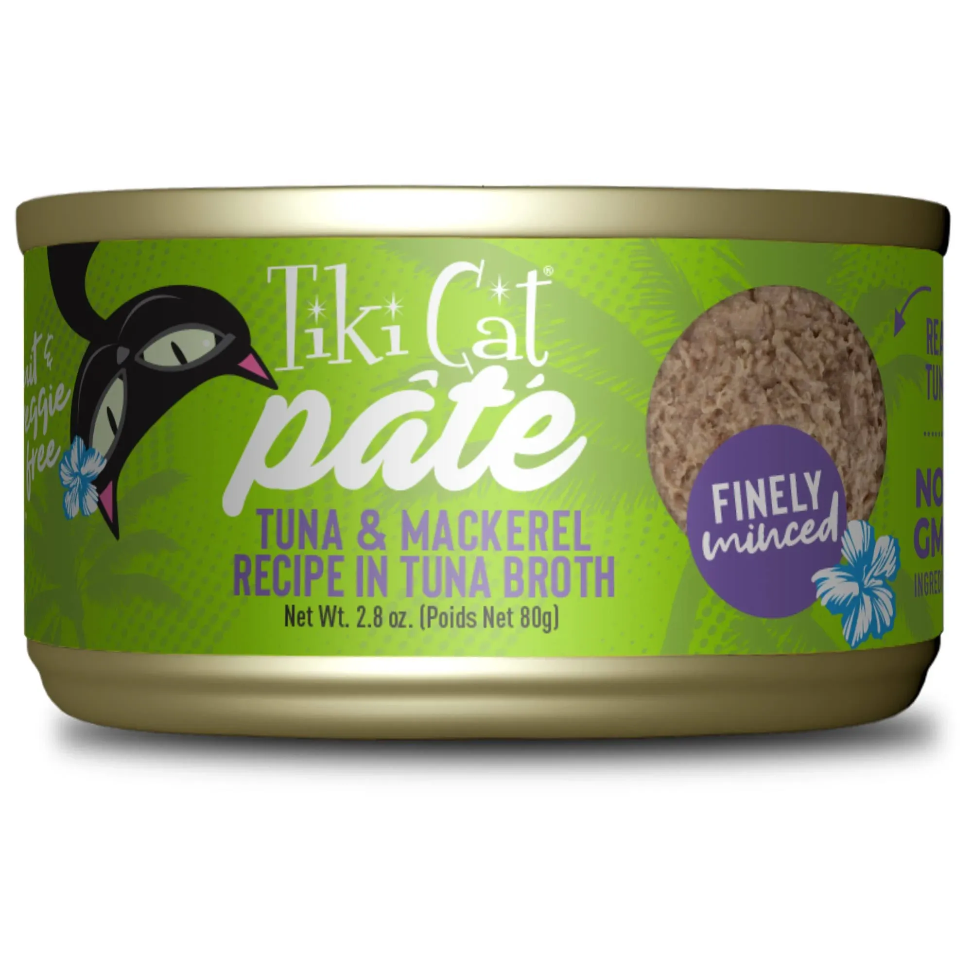 Tiki Cat Luau Pate, Tuna and Mackerel / 2.8 oz Case of 12