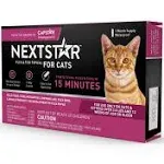 Nextstar Flea & Tick Topical Prevention for Cats Over 3.5 lbs, 1-month Supply, Size: One Size