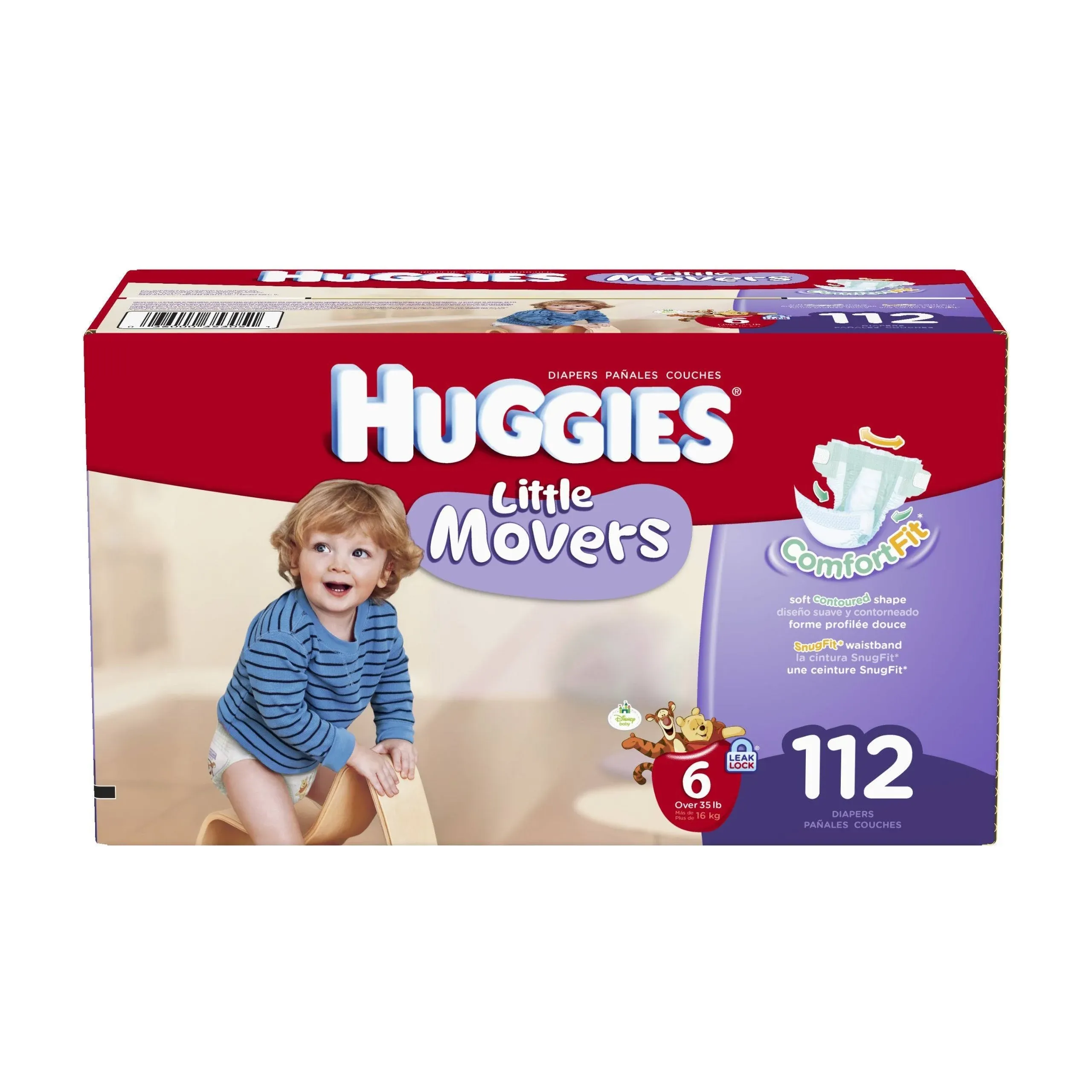 Huggies Little Movers Diapers Size 6 - 112 ct